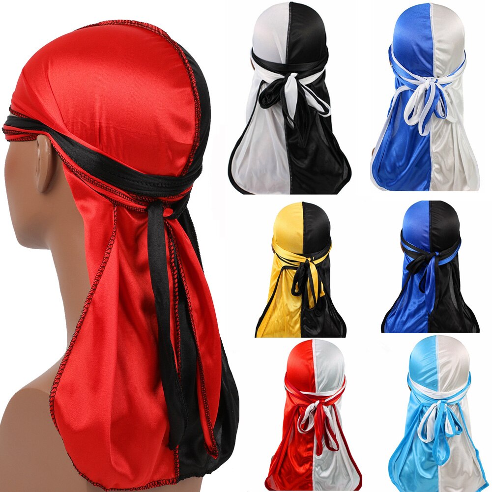Long Tail Satin Silk Durag For Men & Women