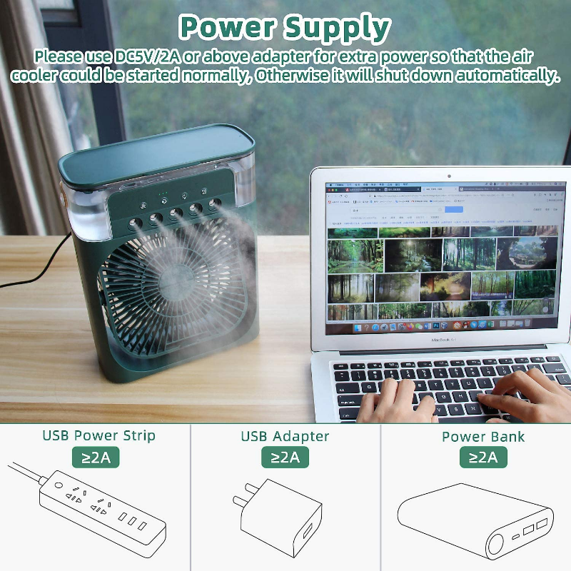 Portable Desktop Mini Water Cooling Fan