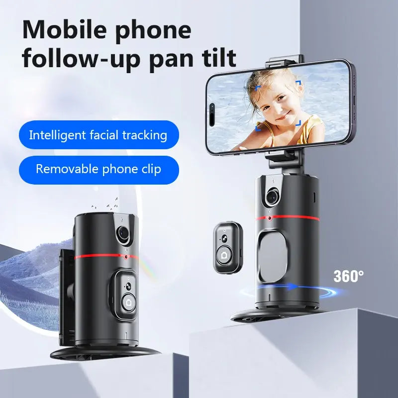 Auto Face Tracking 360 Rotation Phone Tripod