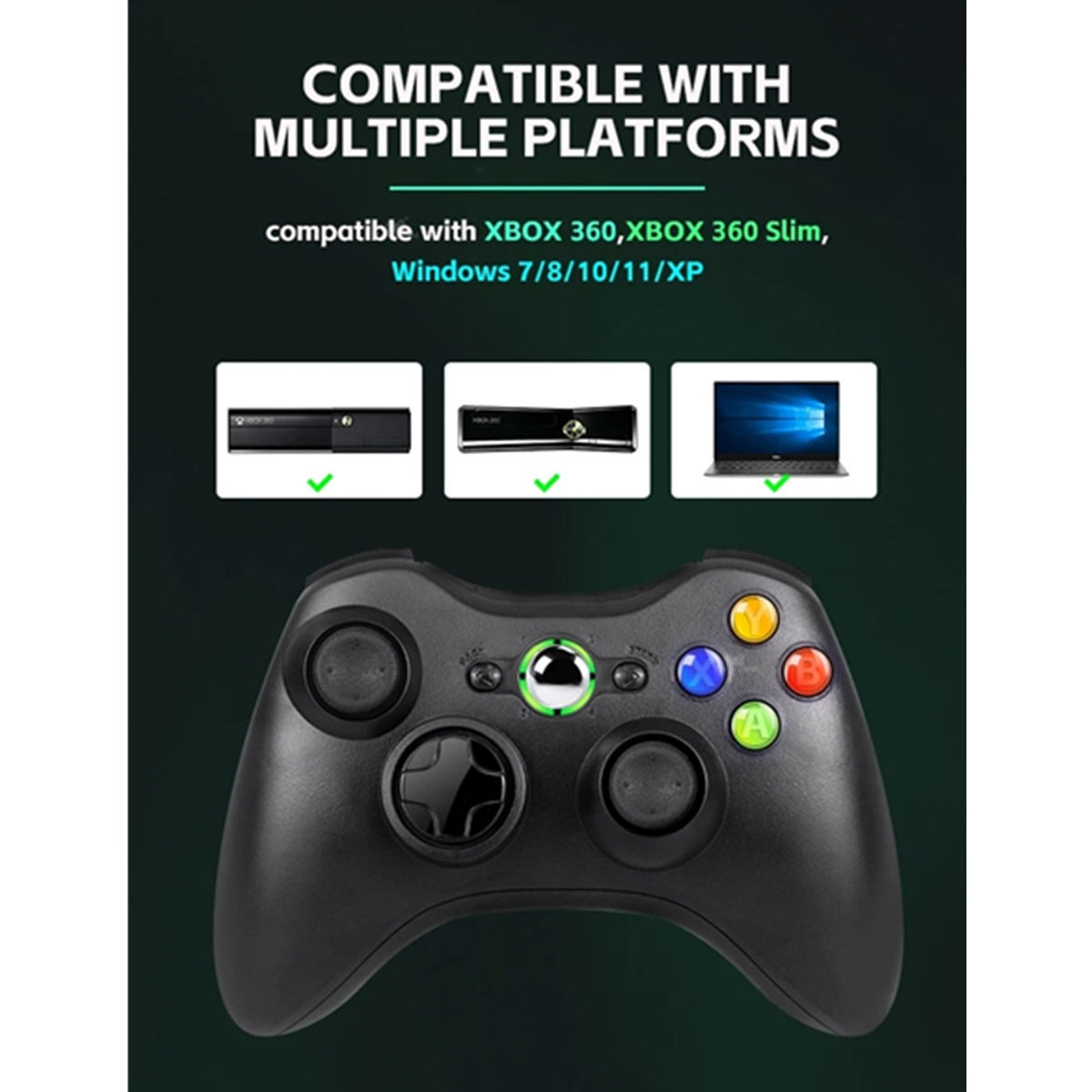 Xbox 360/Xbox 360 slim/PC wireless controller