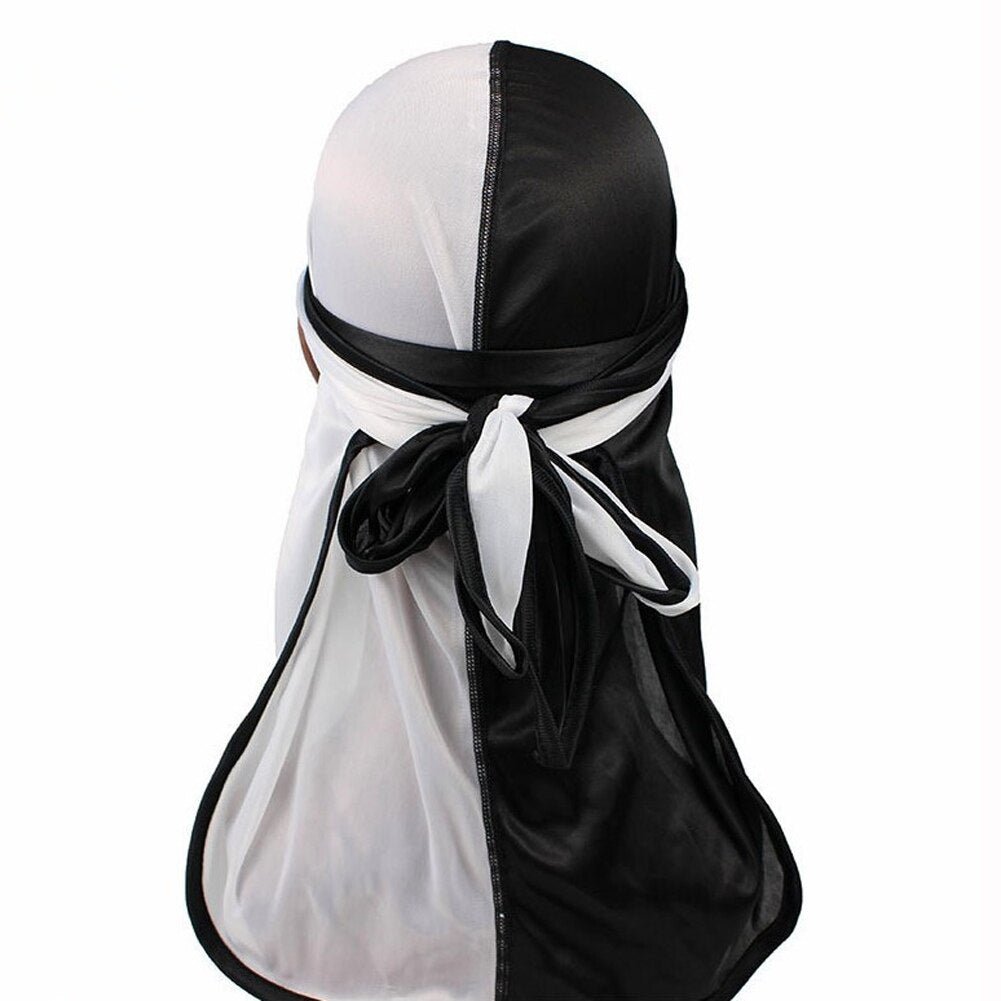 Long Tail Satin Silk Durag For Men & Women