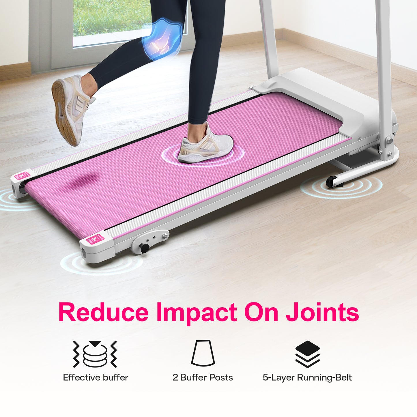 Foldable Treadmill Machine for Home Gym