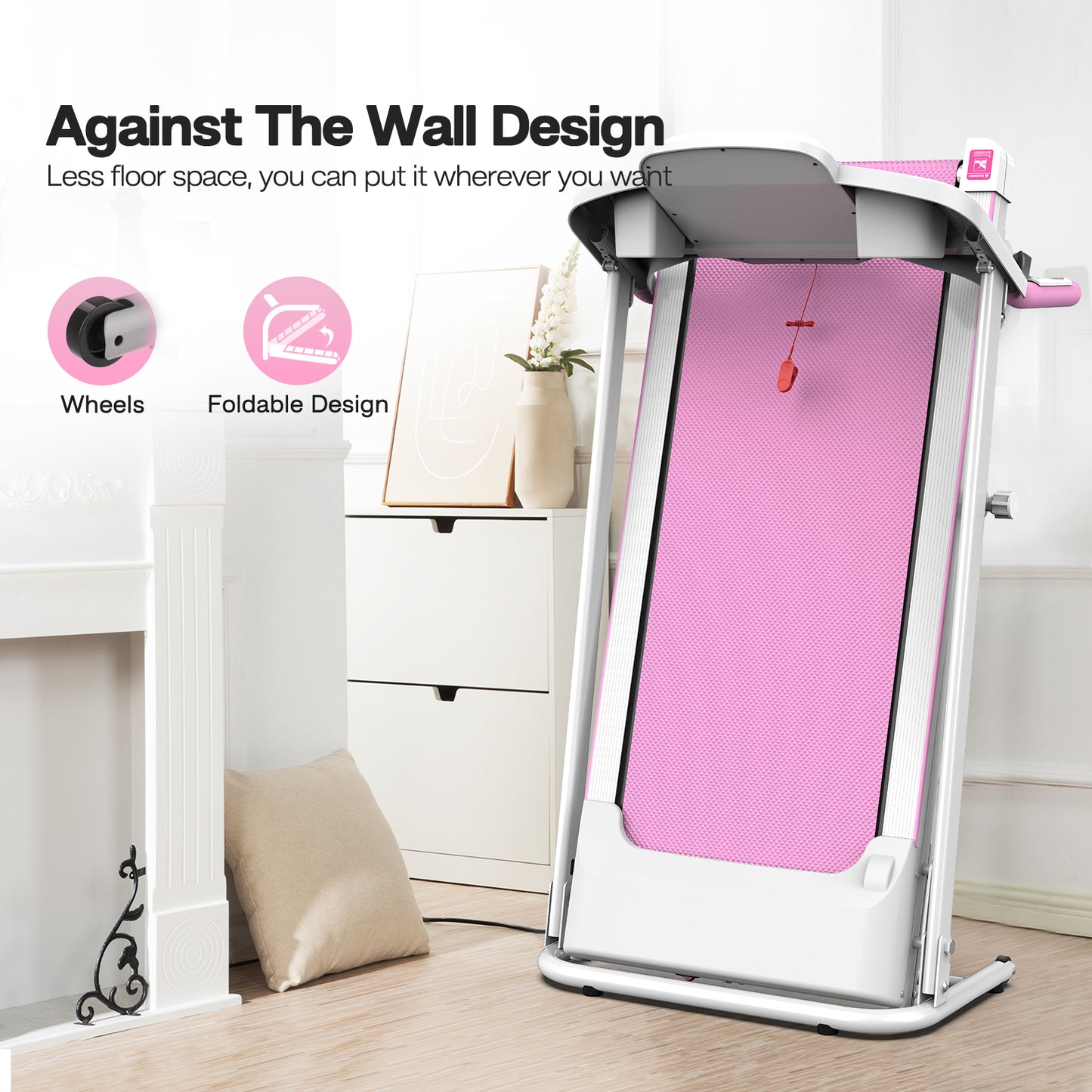 Foldable Treadmill Machine for Home Gym