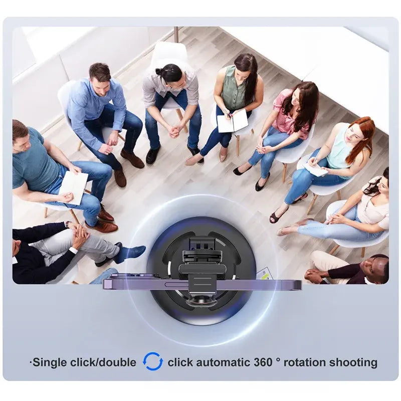 Auto Face Tracking 360 Rotation Phone Tripod