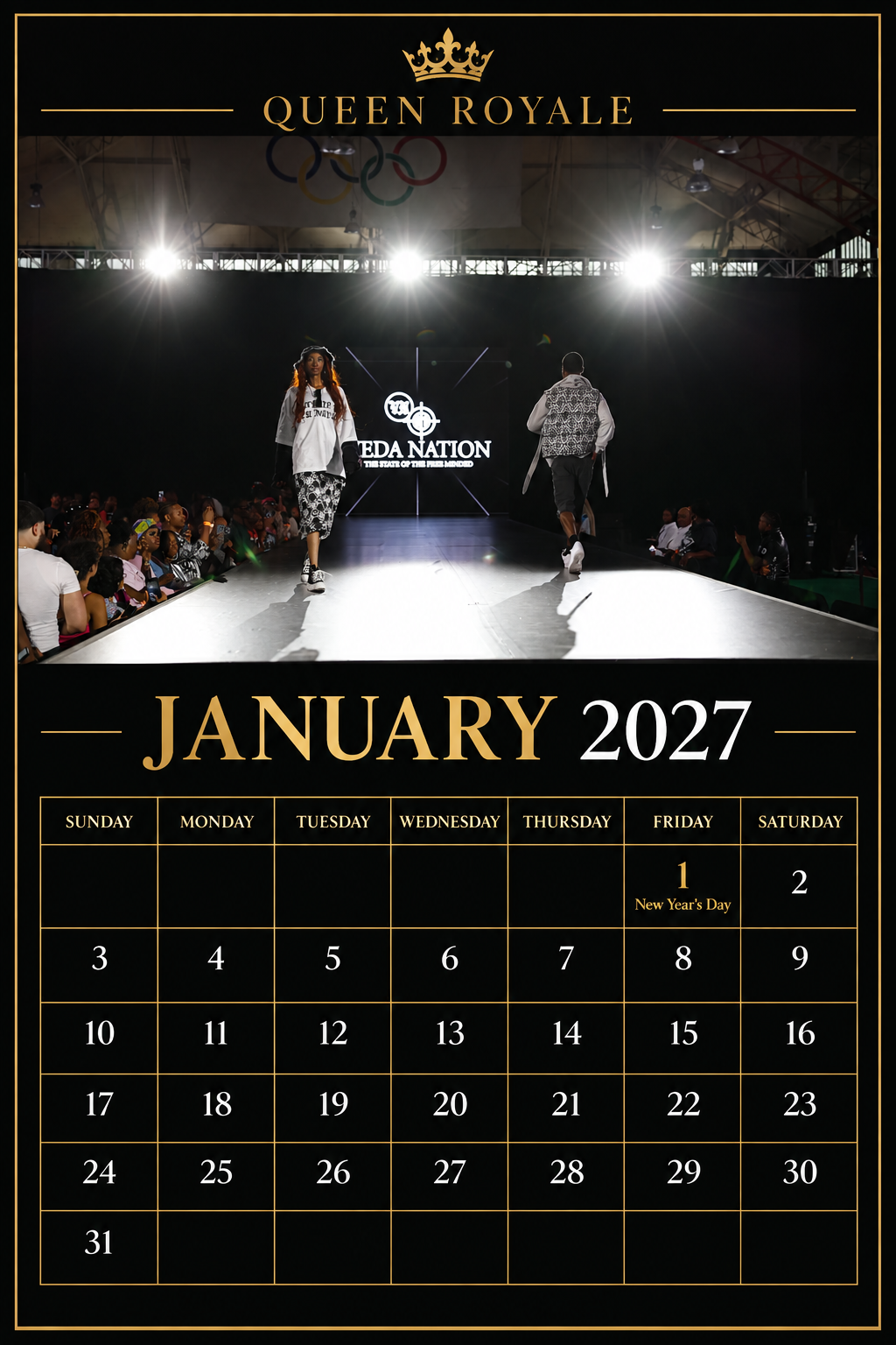 My 2027 Calendar Printable